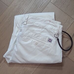 EUC Modfitters Soho Skinny Pant Men's sz 38 White Flat Front Chino Pants